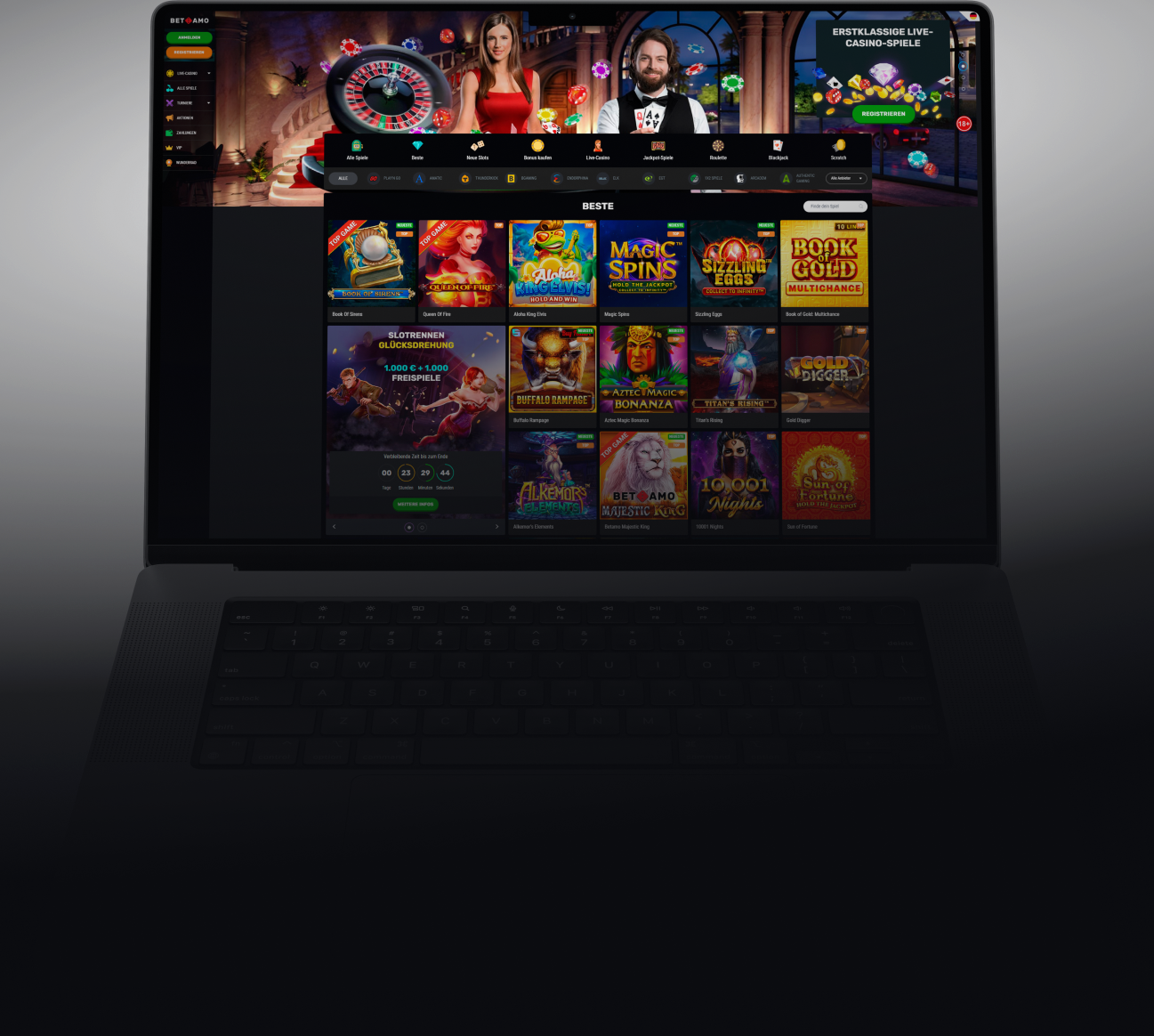 Betamo Virtuelle Casinospiele